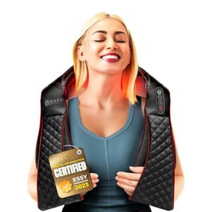 Essy Neck and Shoulder Massager with Heat Back Massager Deep Tissue for Women Men Neckrelax Neck Pain Relief Massage Machine