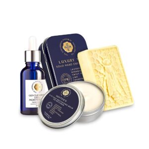 Edinburgh Skincare Gift Box for Men | Hunters Aftershave Balm, Gentlemen`s Daily Moisturising Serum