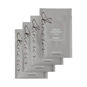 Sarah Chapman Skinesis 3D Moisture Infusion Mask Kit - Pack of 4 Hyaluronic Acid Moisturiser Sheet Masks