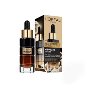L'Oreal Paris Midnight Serum Cell Renew, Age Perfect Anti-Oxidant Recovery Complex Night Serum For Anti- Wrinkle, Firmness And Radiance, 30ml