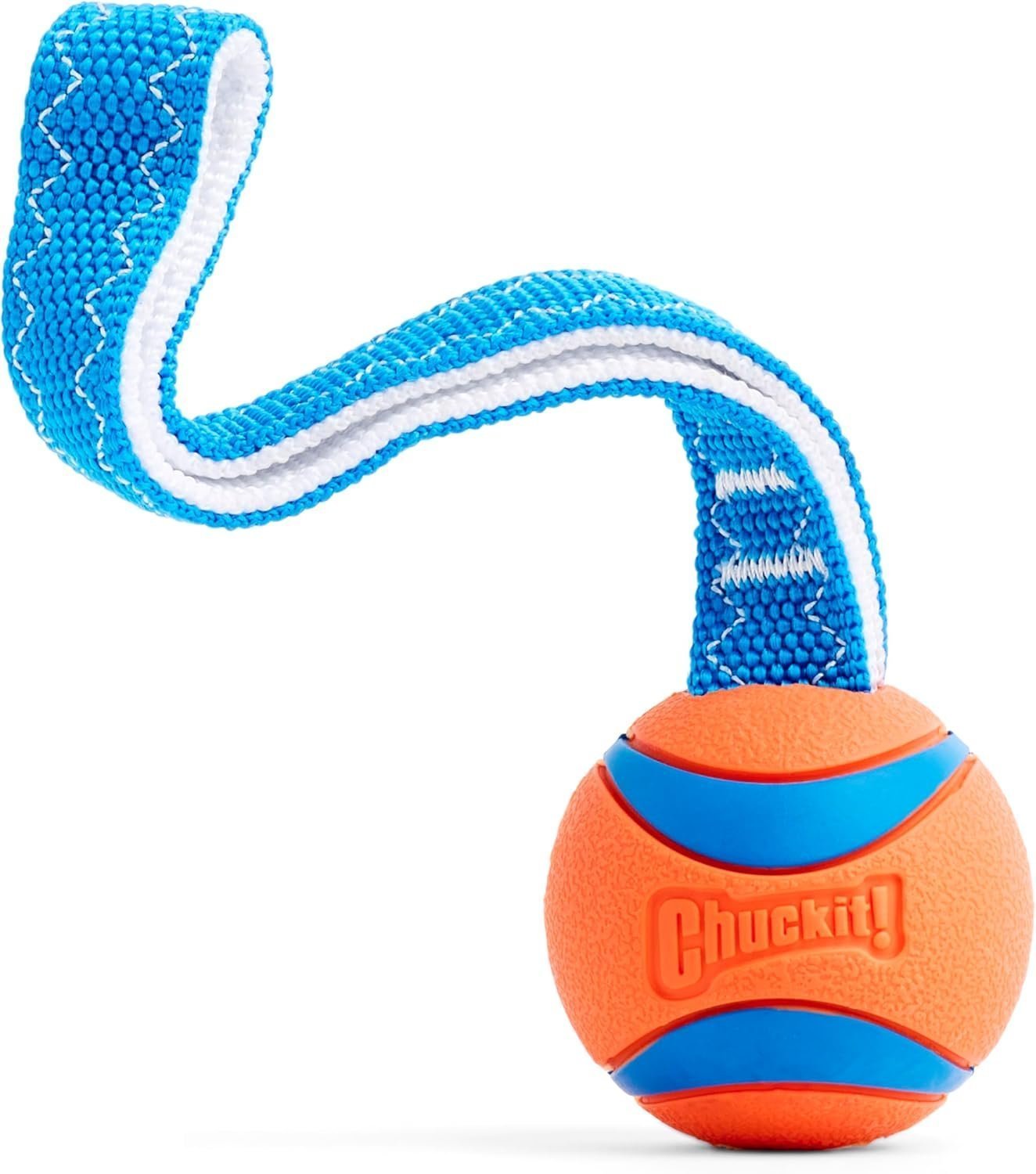Chuckit! Ultra Tug Dog Toy With Rubber Ball Tug Of War Interactive Fetch Toy for Dogs, Small - Image 2