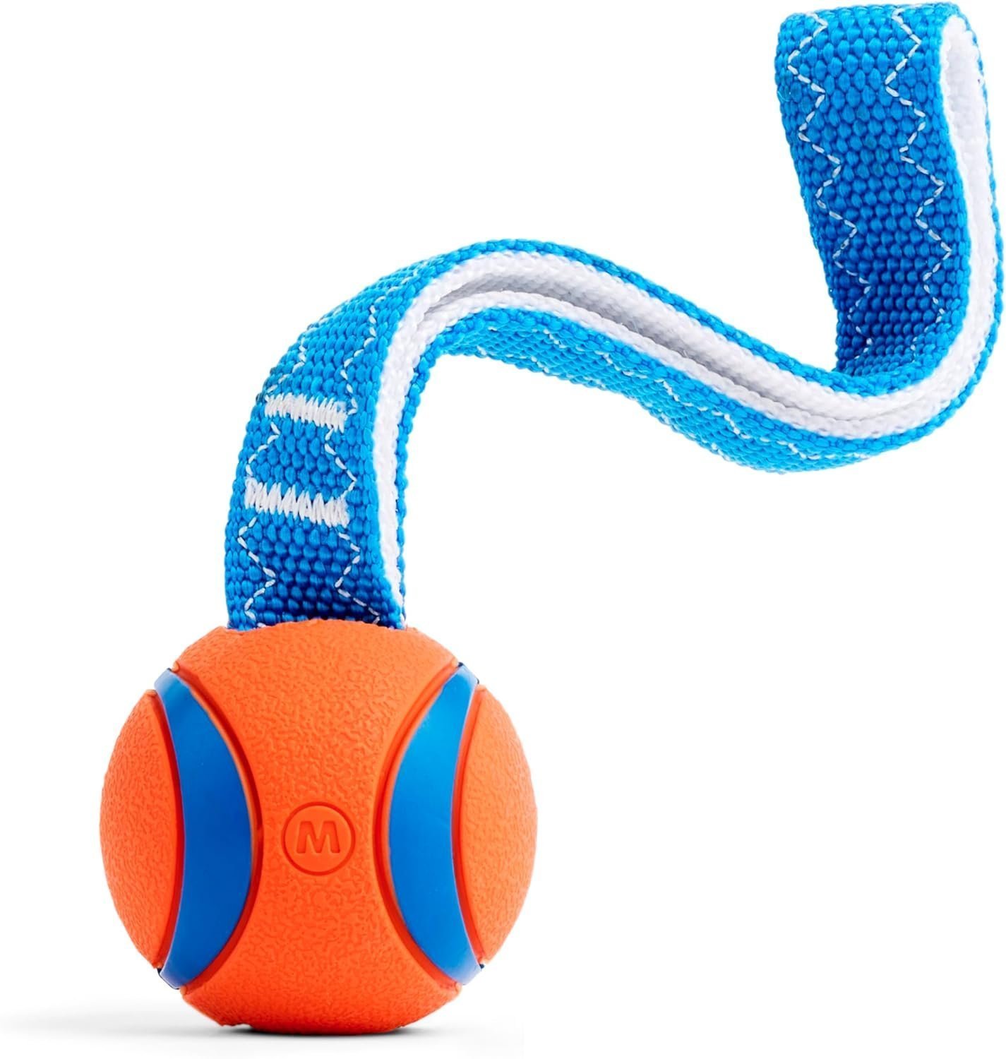 Chuckit! Ultra Tug Dog Toy With Rubber Ball Tug Of War Interactive Fetch Toy for Dogs, Small - Image 3