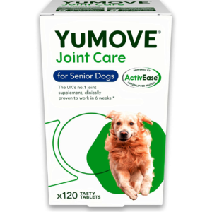 YuMOVE Senior Dog | High Strength Joint Supplement for Older, Stiff Dogs with Glucosamine, Chondroitin, Green Lipped Mussel | Aged 9+