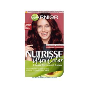 Garnier Nutrisse 2.6 Dark Cherry Red Permanent Hair Dye 1 Kit