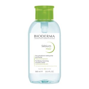 Bioderma - Sébium H2O - Micellar Water - Facial Cleanser and Makeup Remover - Face Cleanser for Combination to Oily Skin